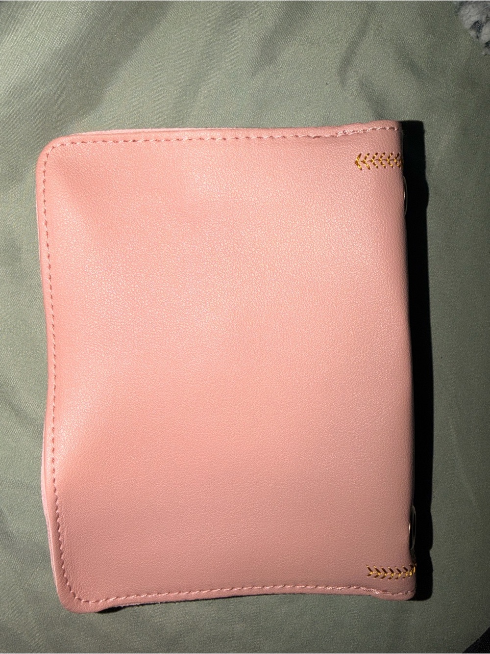 SHEIN Pink Zip-Around Compact Wallet
